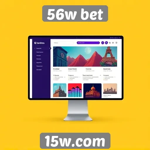 Interface do usuário do site 56w bet e usabilidade